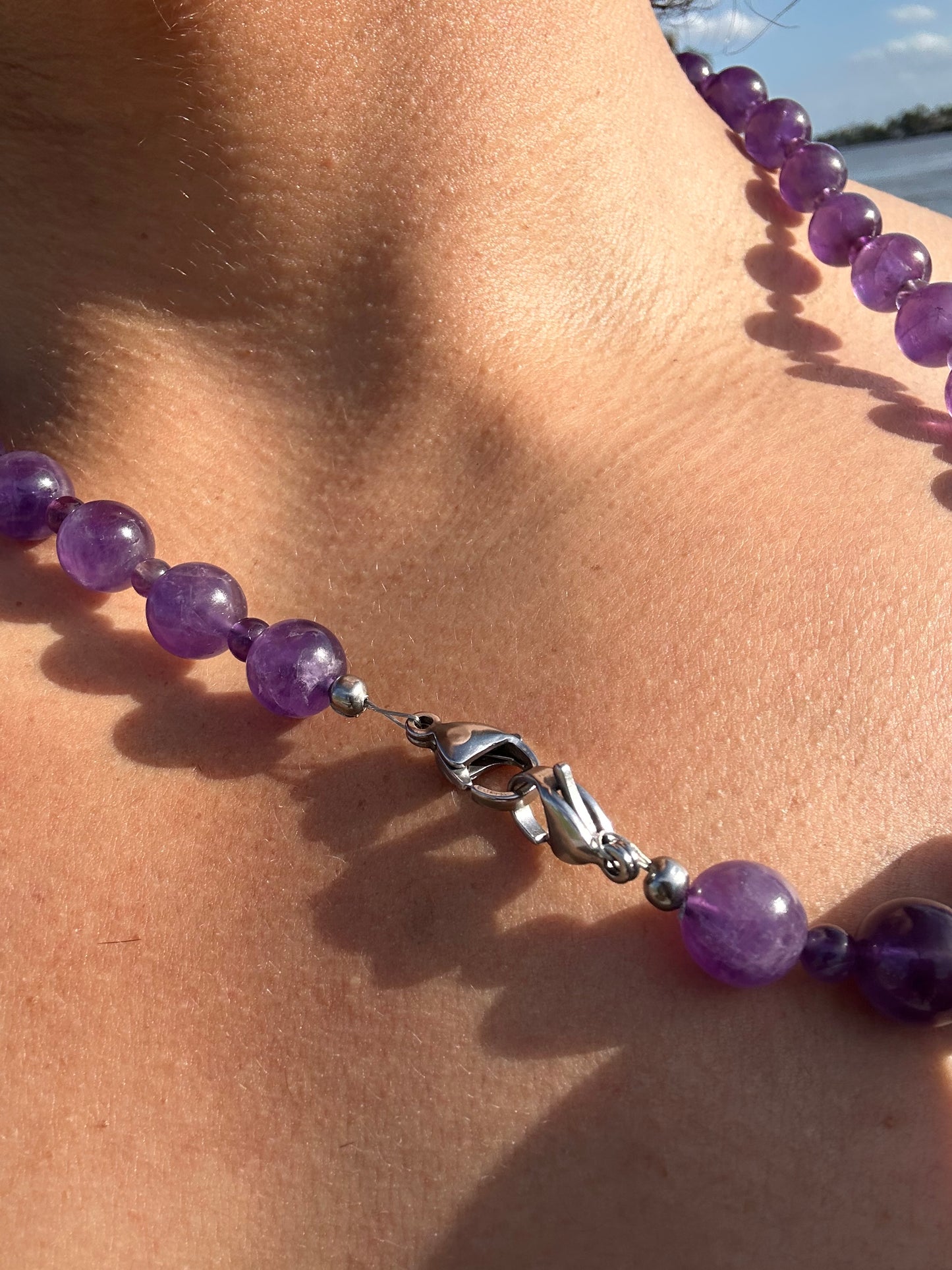 Luxury Amethyst Pure Gemstone Chain - World's Best Quality & Made To Last