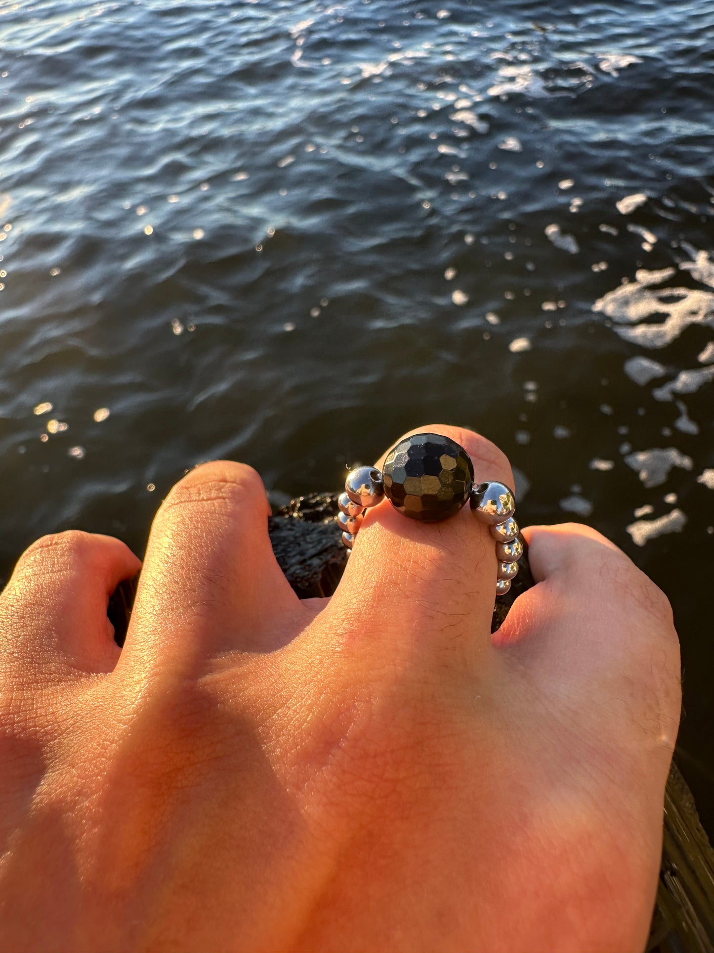 Black Tourmaline Protection Ring - World's Best Quality & Made To Last