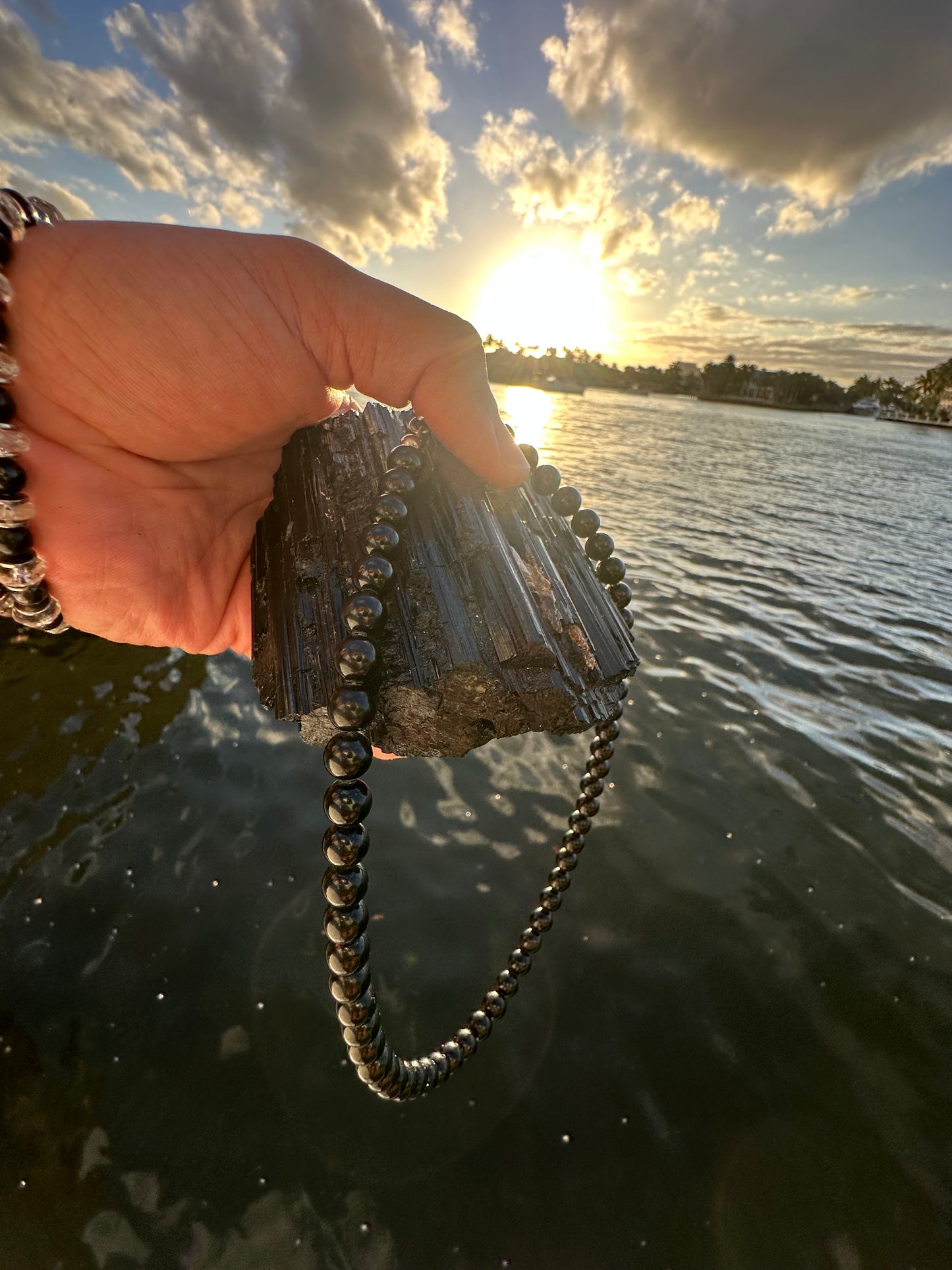 Black Tourmaline Protection Necklace SMALL & PLAIN - World's Best Quality & Made To Last