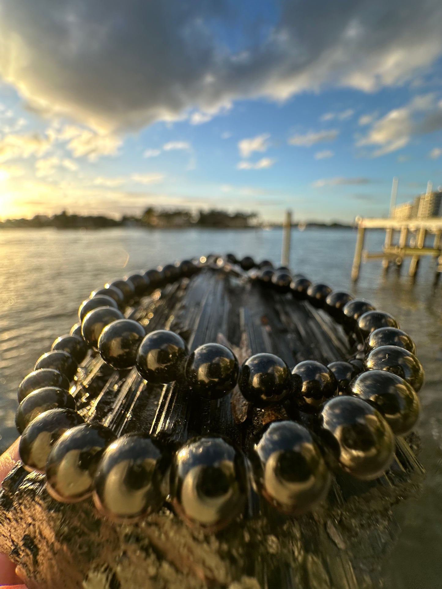 Black Tourmaline Protection Necklace SMALL & PLAIN - World's Best Quality & Made To Last