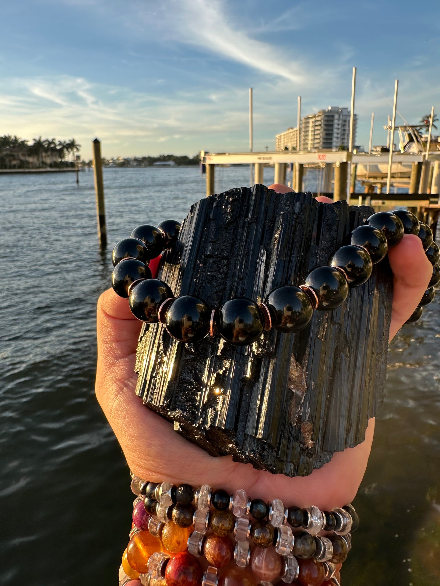 Black Tourmaline Protection Necklace - World's Best Quality & Made To Last (14MM)