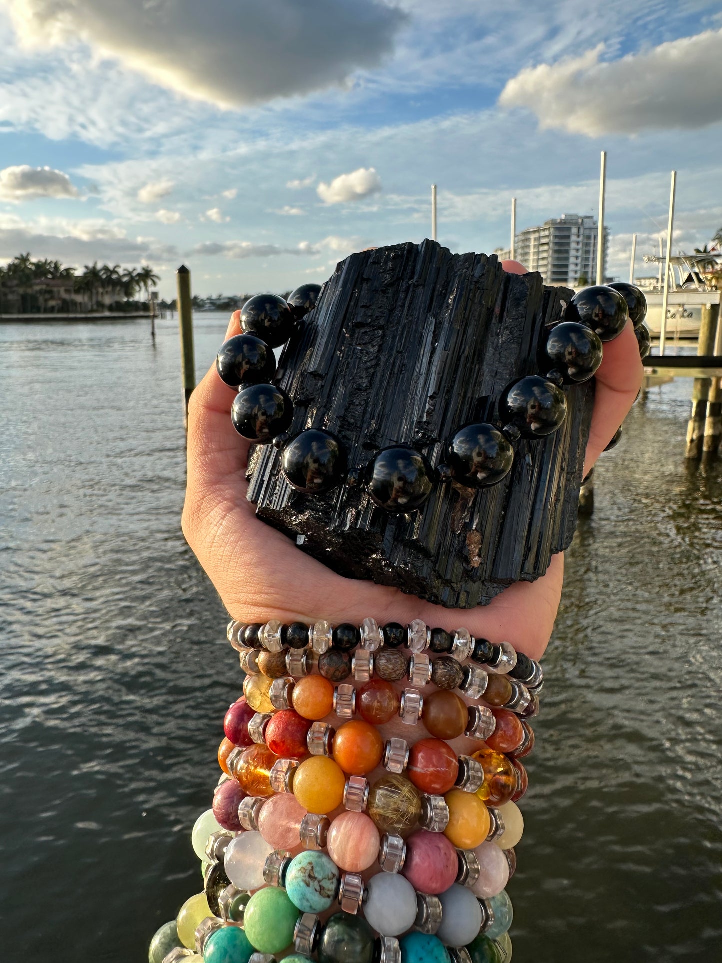 Black Tourmaline Protection Necklace - World's Best Quality & Made To Last (16MM)