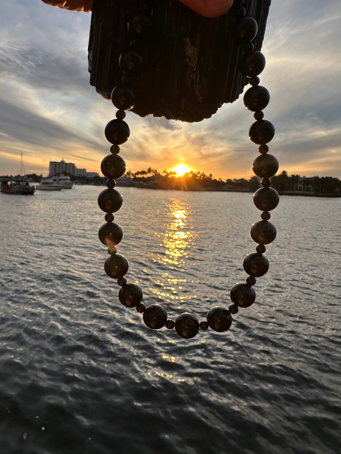 Black Tourmaline Protection Necklace - World's Best Quality & Made To Last (12MM)