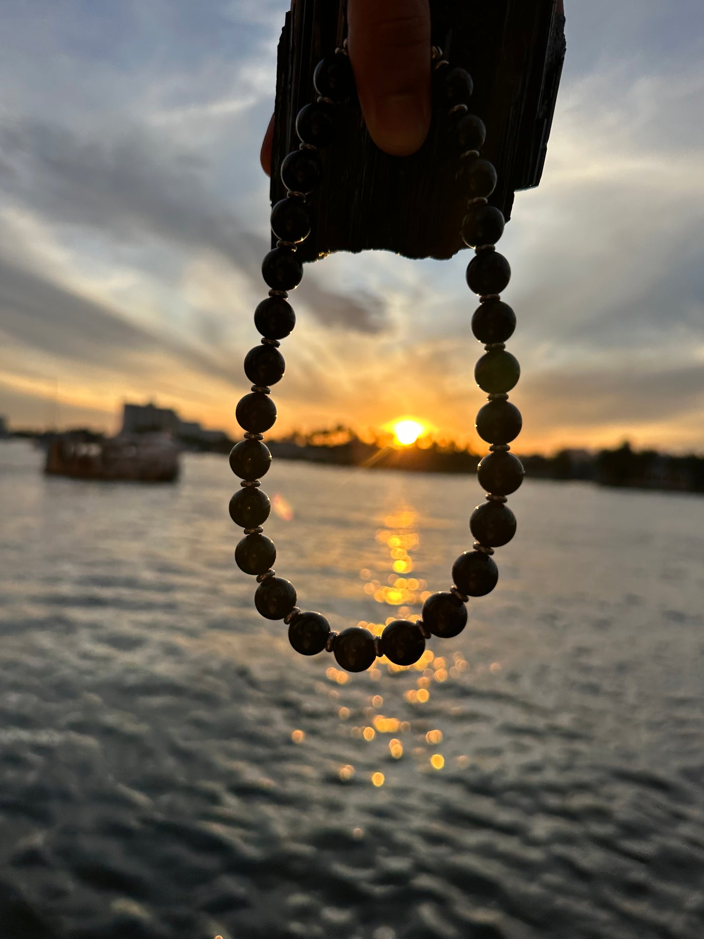 Black Tourmaline Protection Necklace - World's Best Quality & Made To Last (12MM)