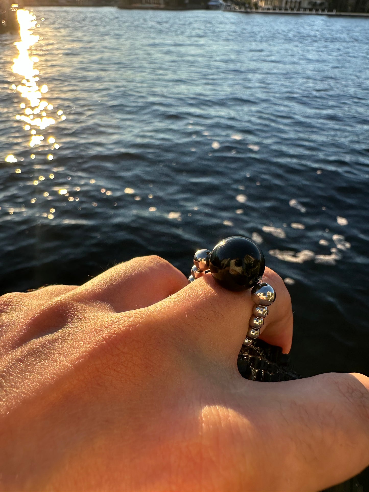 Black Tourmaline Protection Ring - World's Best Quality & Made To Last