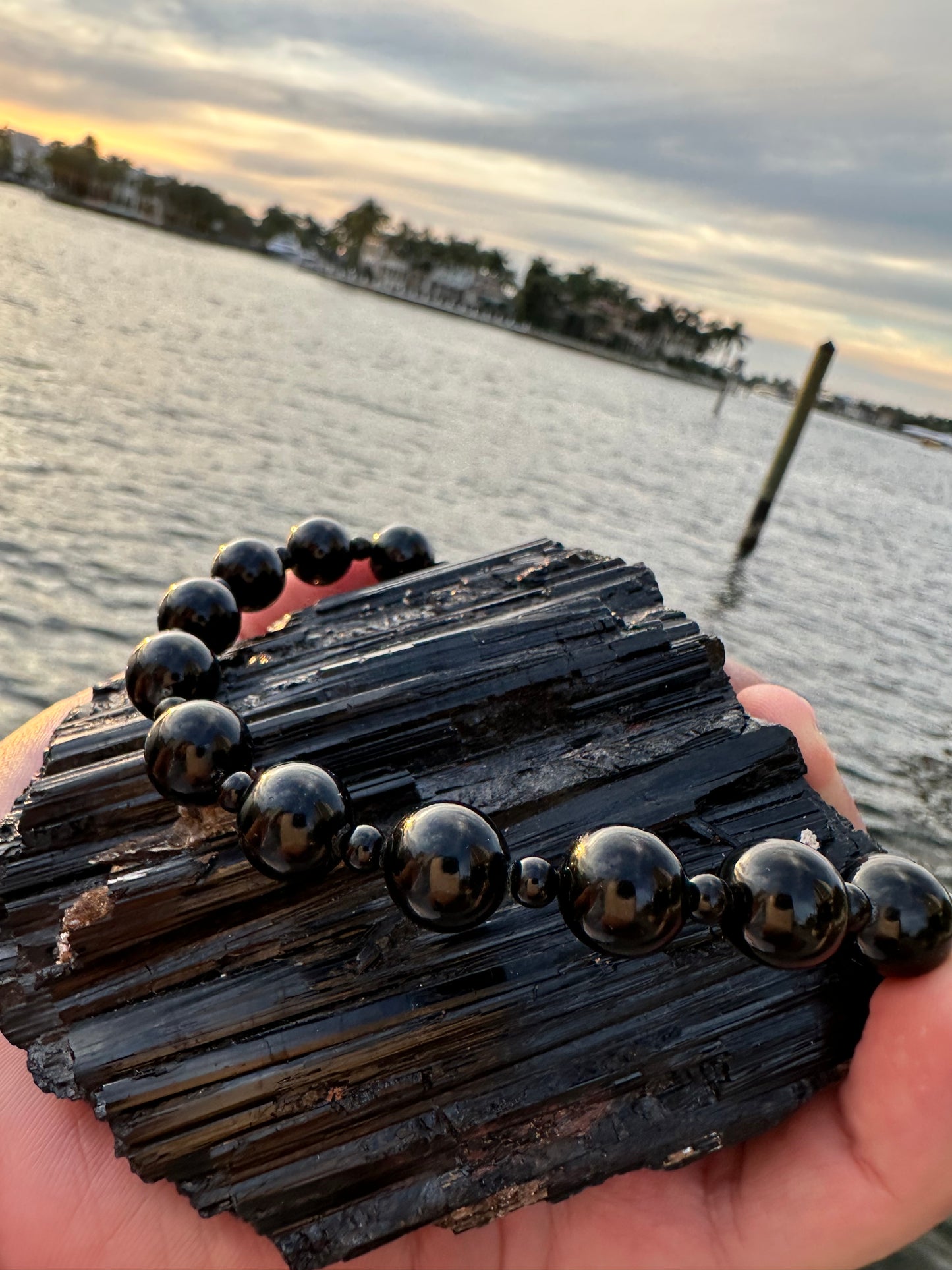 Black Tourmaline Protection Necklace - World's Best Quality & Made To Last (12MM)