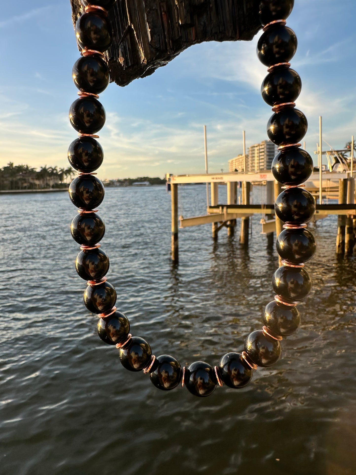 Black Tourmaline Protection Necklace - World's Best Quality & Made To Last (14MM)