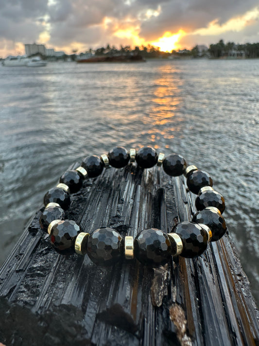 Black Tourmaline Hematite Protection Bracelet - World's Best Quality & Made To Last