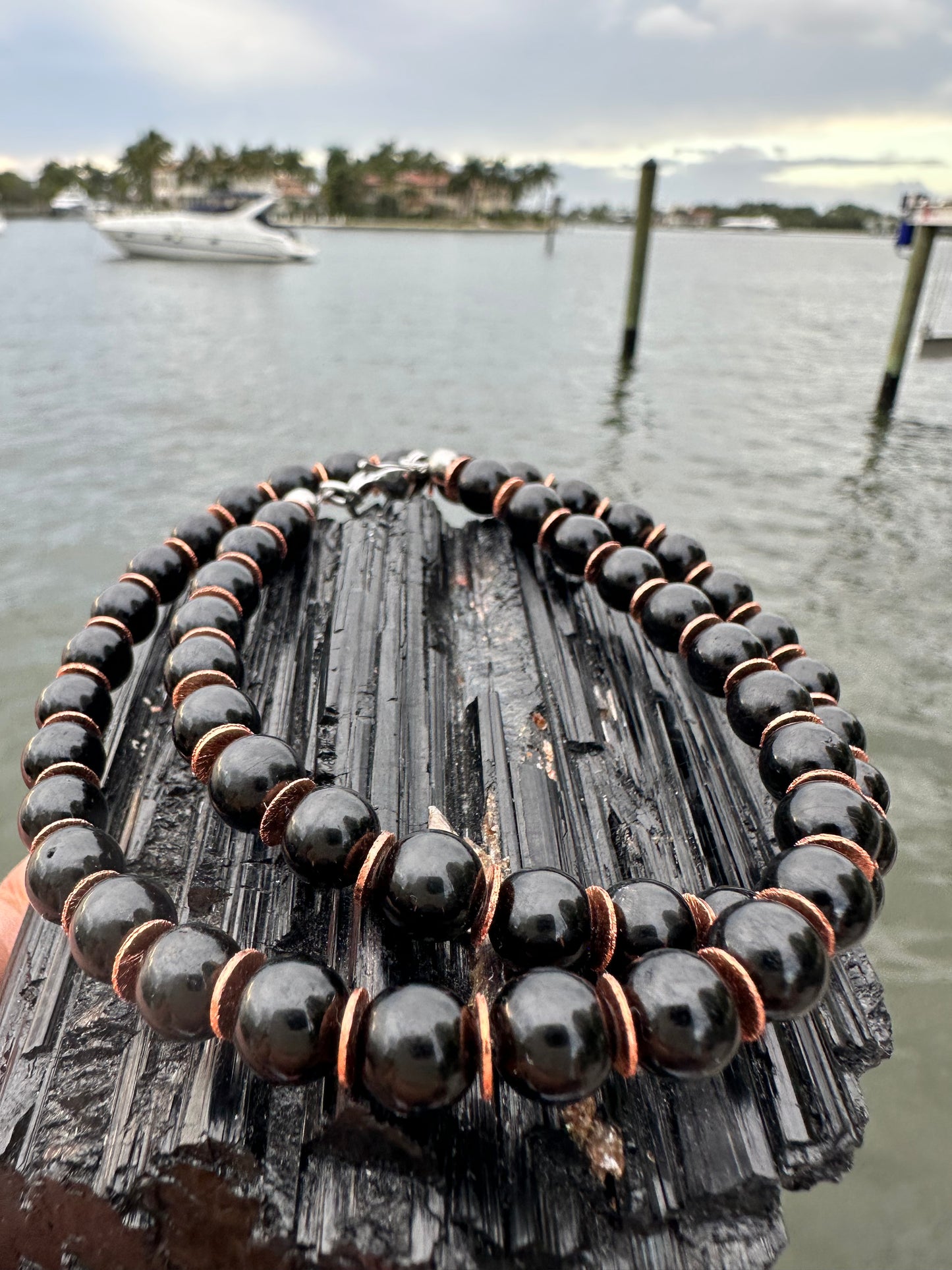 Black Tourmaline Protection Necklace - World's Best Quality & Made To Last (8MM)
