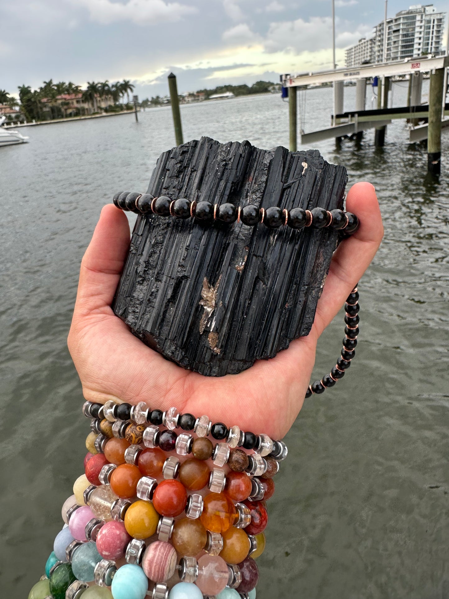 Black Tourmaline Protection Necklace - World's Best Quality & Made To Last (8MM)