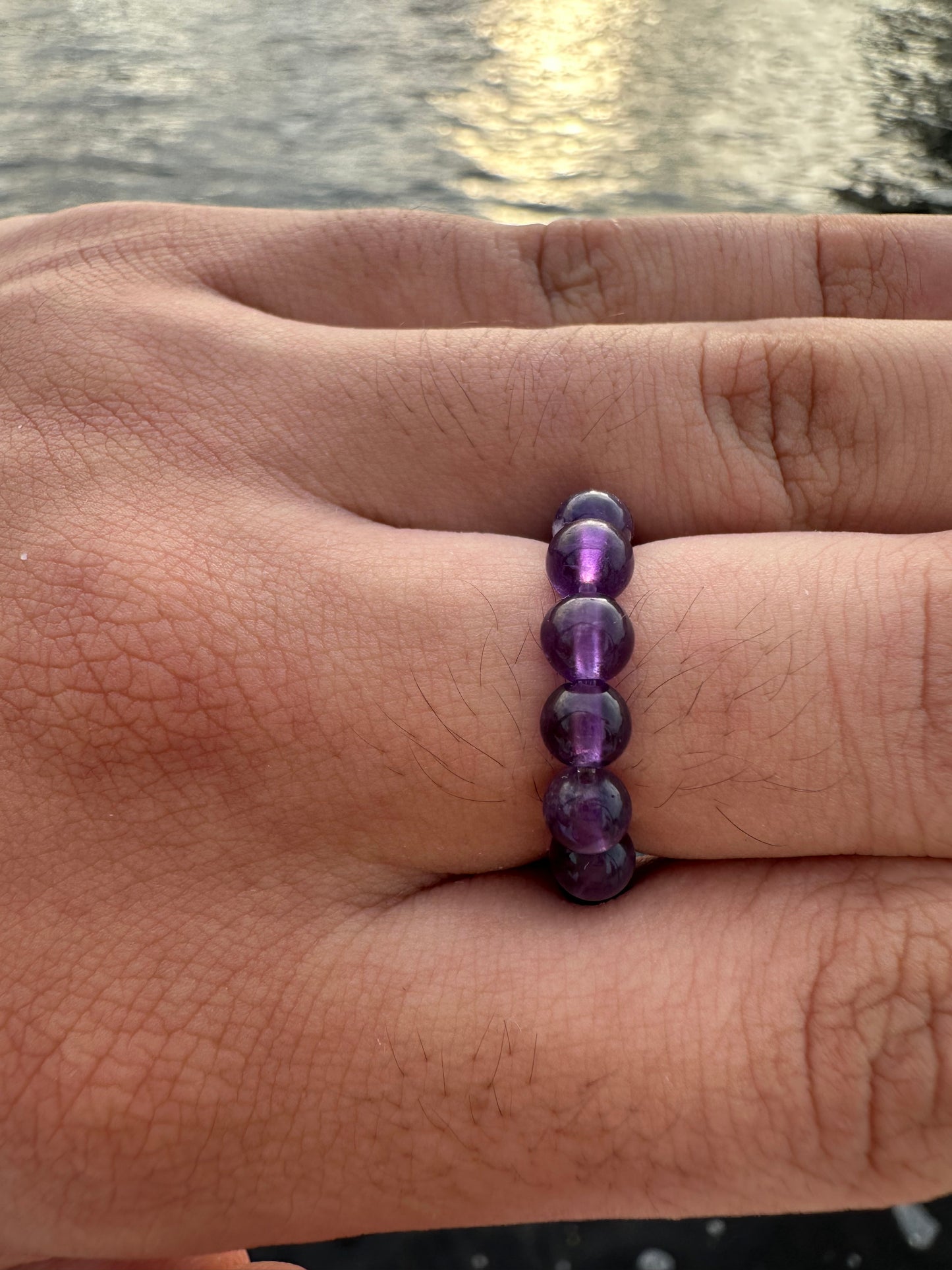 Luxury Amethyst Comfortable Magic Stretch Ring - World's Best Quality & Made To Last