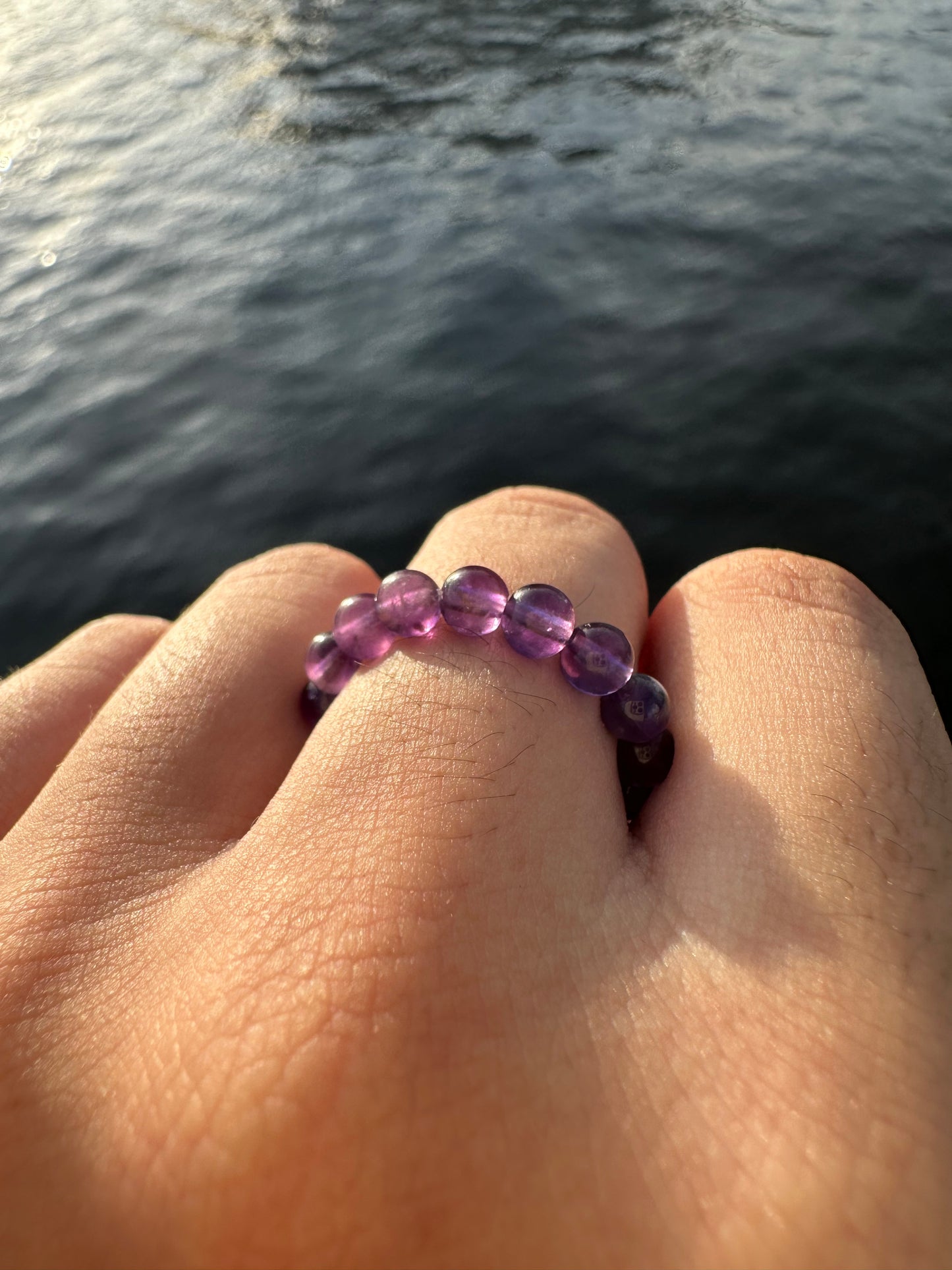 Luxury Amethyst Comfortable Magic Stretch Ring - World's Best Quality & Made To Last