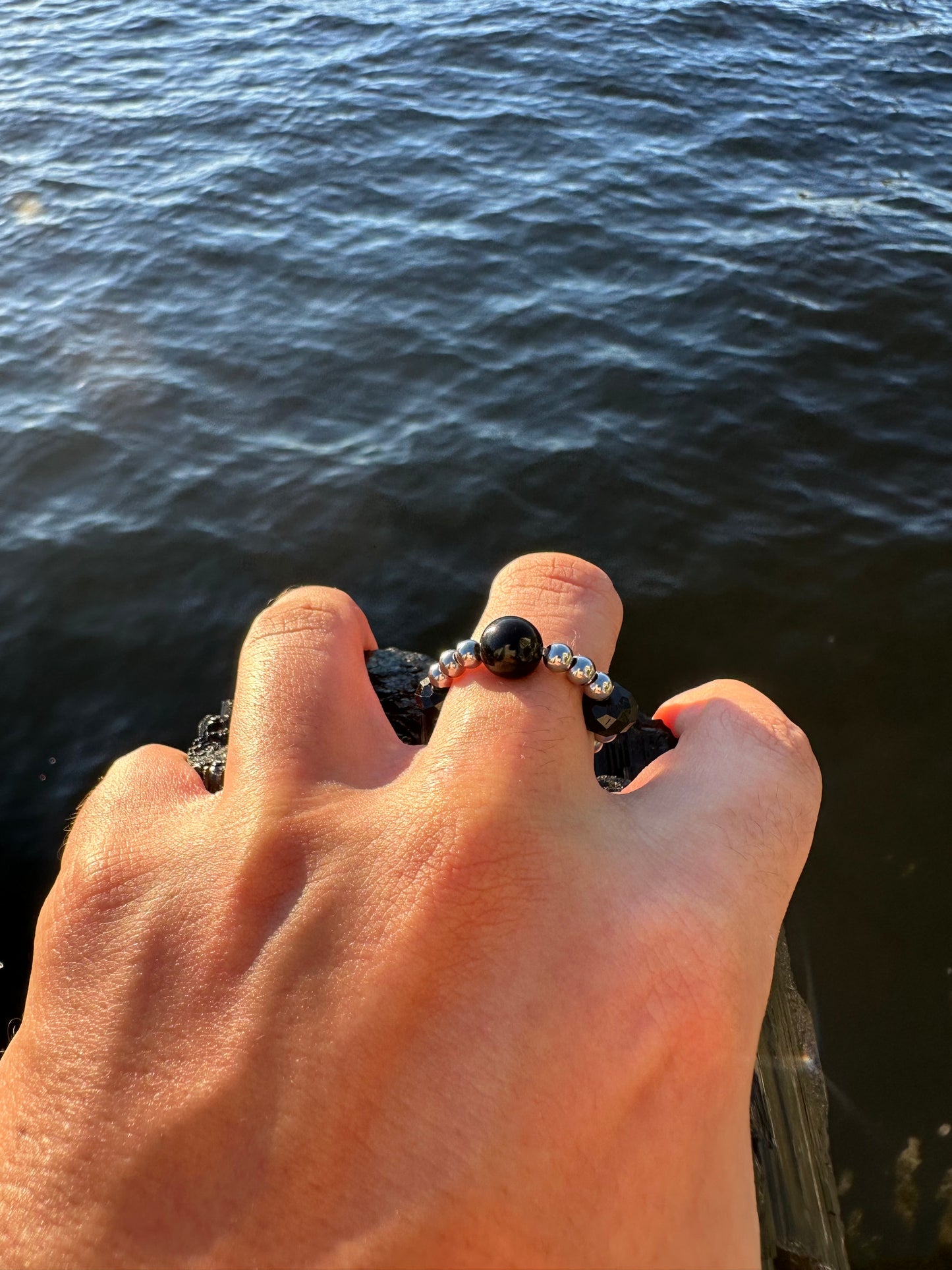 Black Tourmaline Protection Ring - World's Best Quality & Made To Last