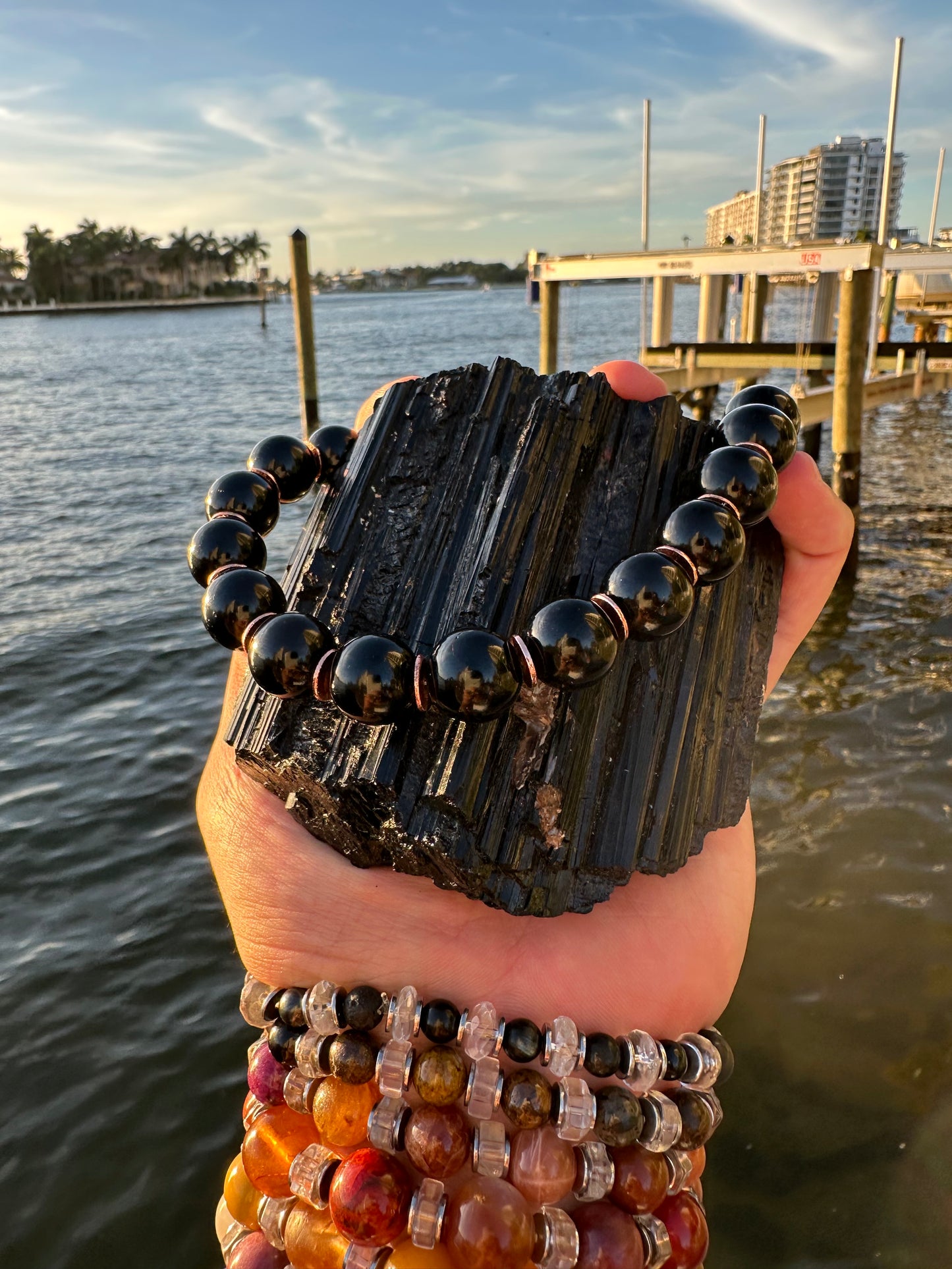 Black Tourmaline Protection Necklace - World's Best Quality & Made To Last (14MM)