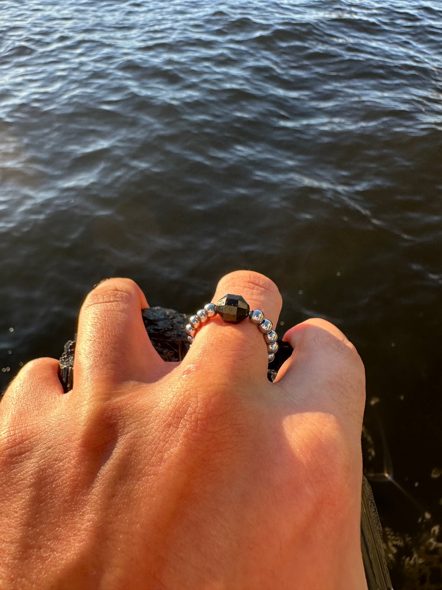 Black Tourmaline Protection Ring - World's Best Quality & Made To Last