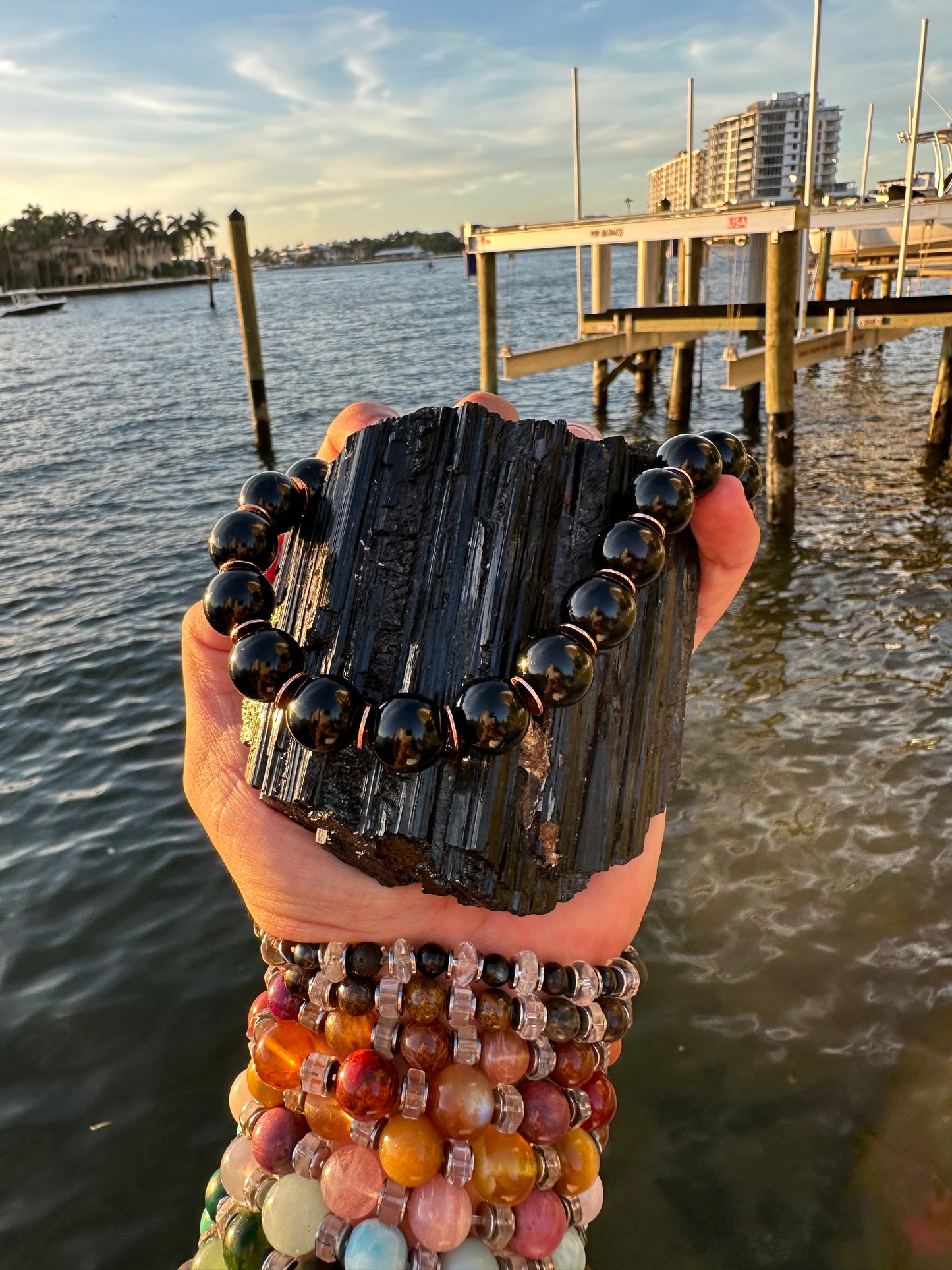 Black Tourmaline Protection Necklace - World's Best Quality & Made To Last (14MM)