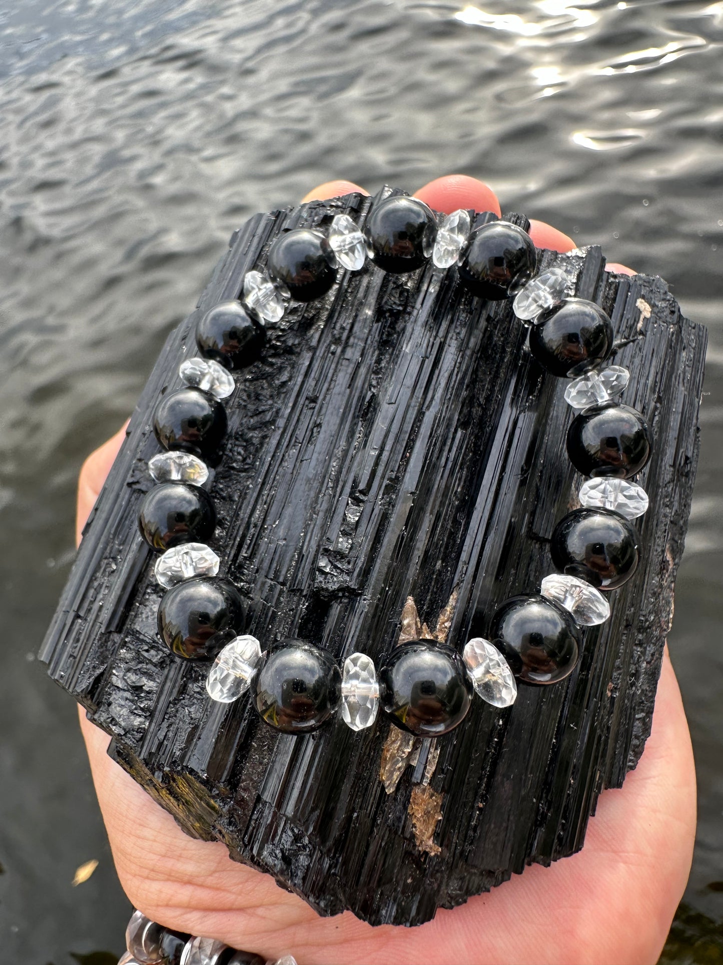 Black Tourmaline Quartz Protection Bracelet - World's Best Quality & Made To Last