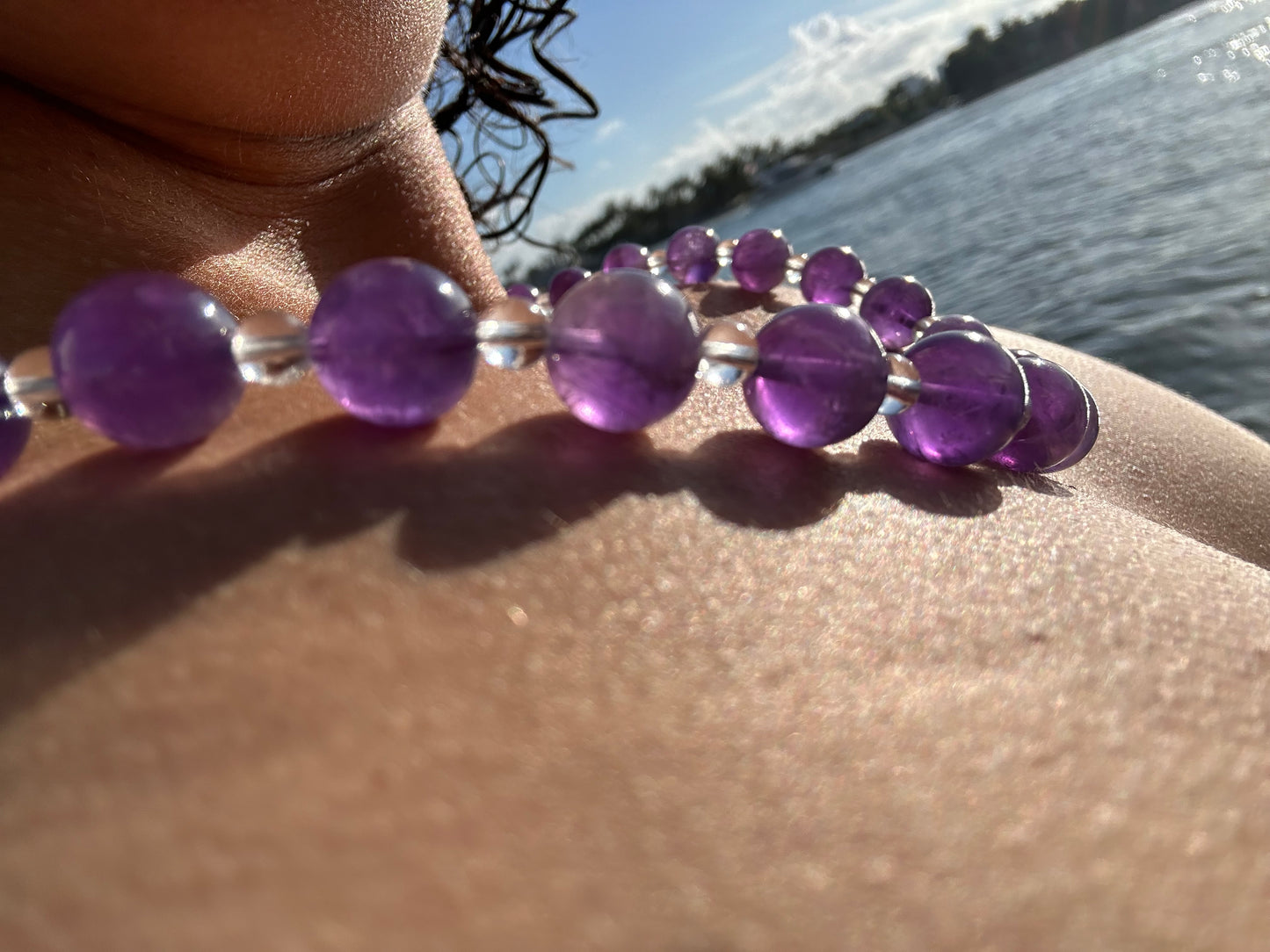 Luxury Amethyst-Quartz Pure Gemstone Chain - World's Best Quality & Made To Last