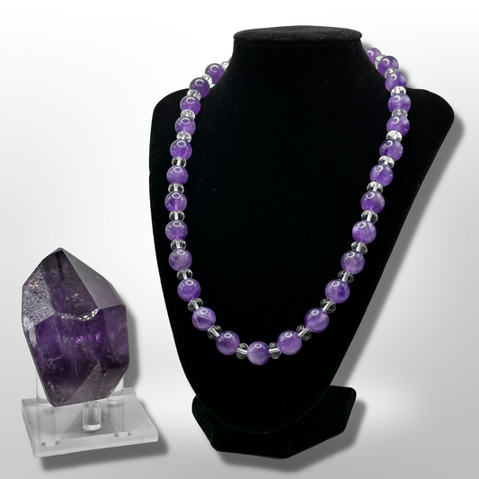 Calm Thoughts: Light Purple Amethyst Amplified Necklace