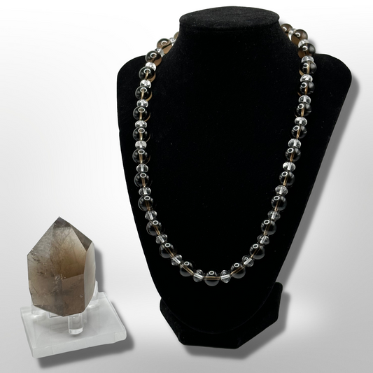 Destroy Stress: Smoky Quartz Amplified Necklace