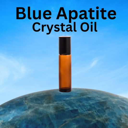 Blue Apatite Crystal Oil