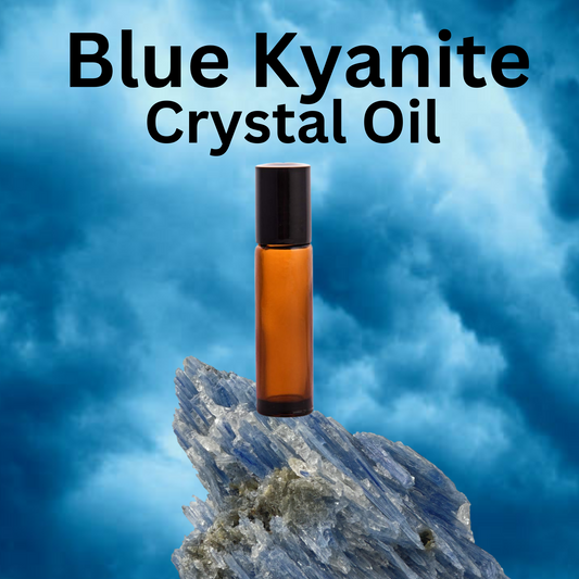 Blue Kyanite Crystal Oil