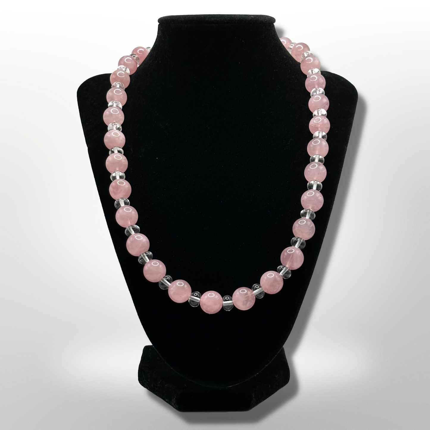 Attract Love: Madagascar Hot Rose Quartz Necklace