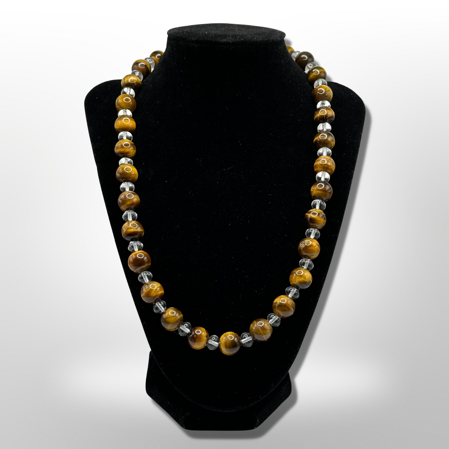 Attract Prosperity: Tiger’s Eye Amplified Necklace