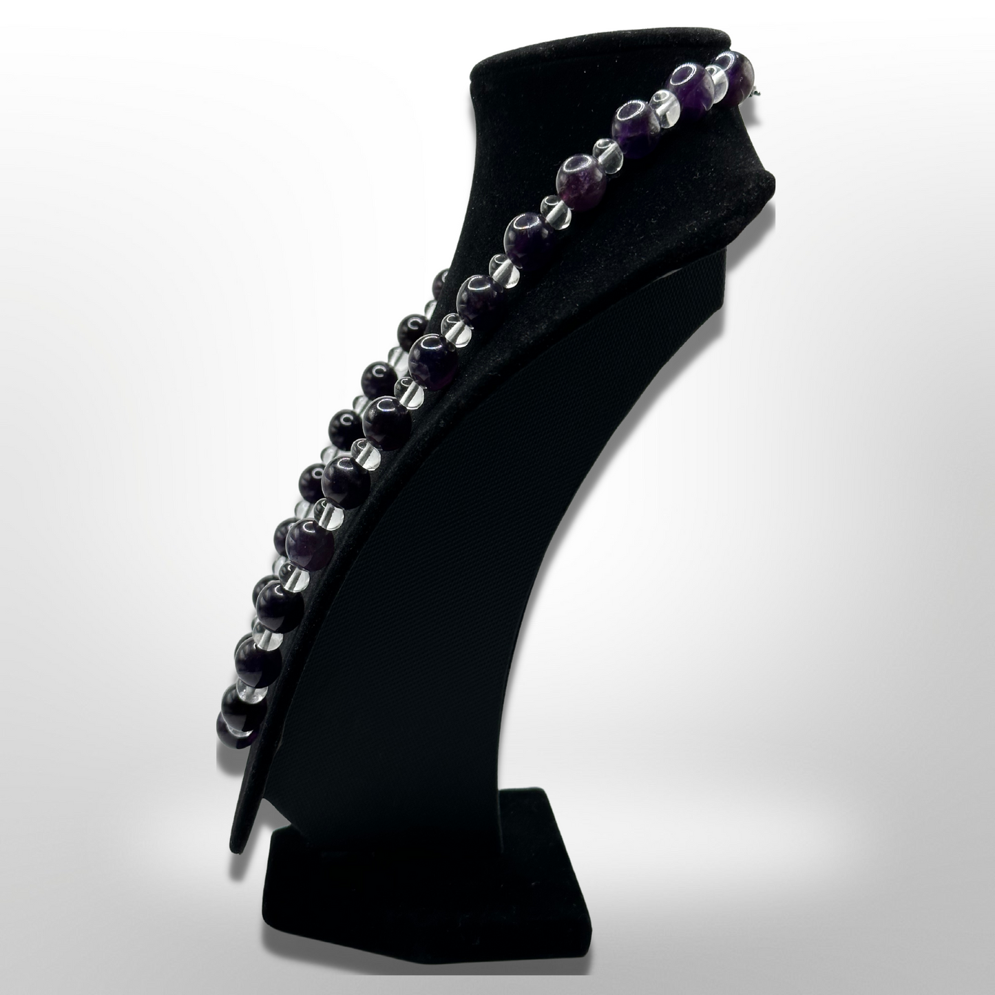 Embrace Royalty: Deep Purple Amethyst Amplified Necklace