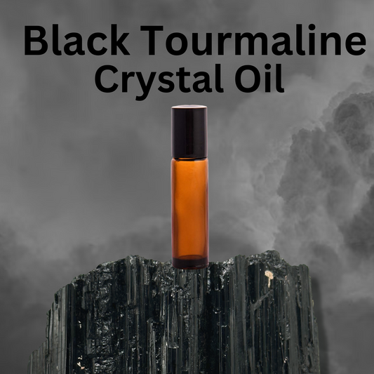 Black Tourmaline Crystal Oil