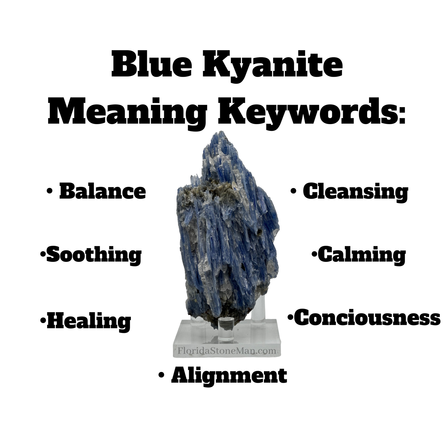 Align Everything: Amplified Blue Kyanite (EXTREMELY RARE)