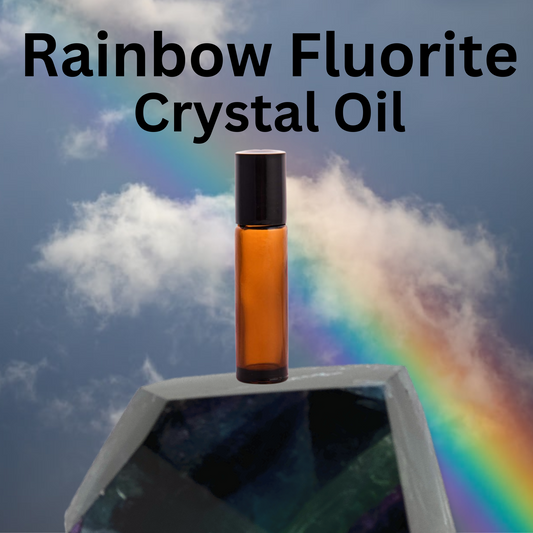 Rainbow Fluroite Crystal Oil