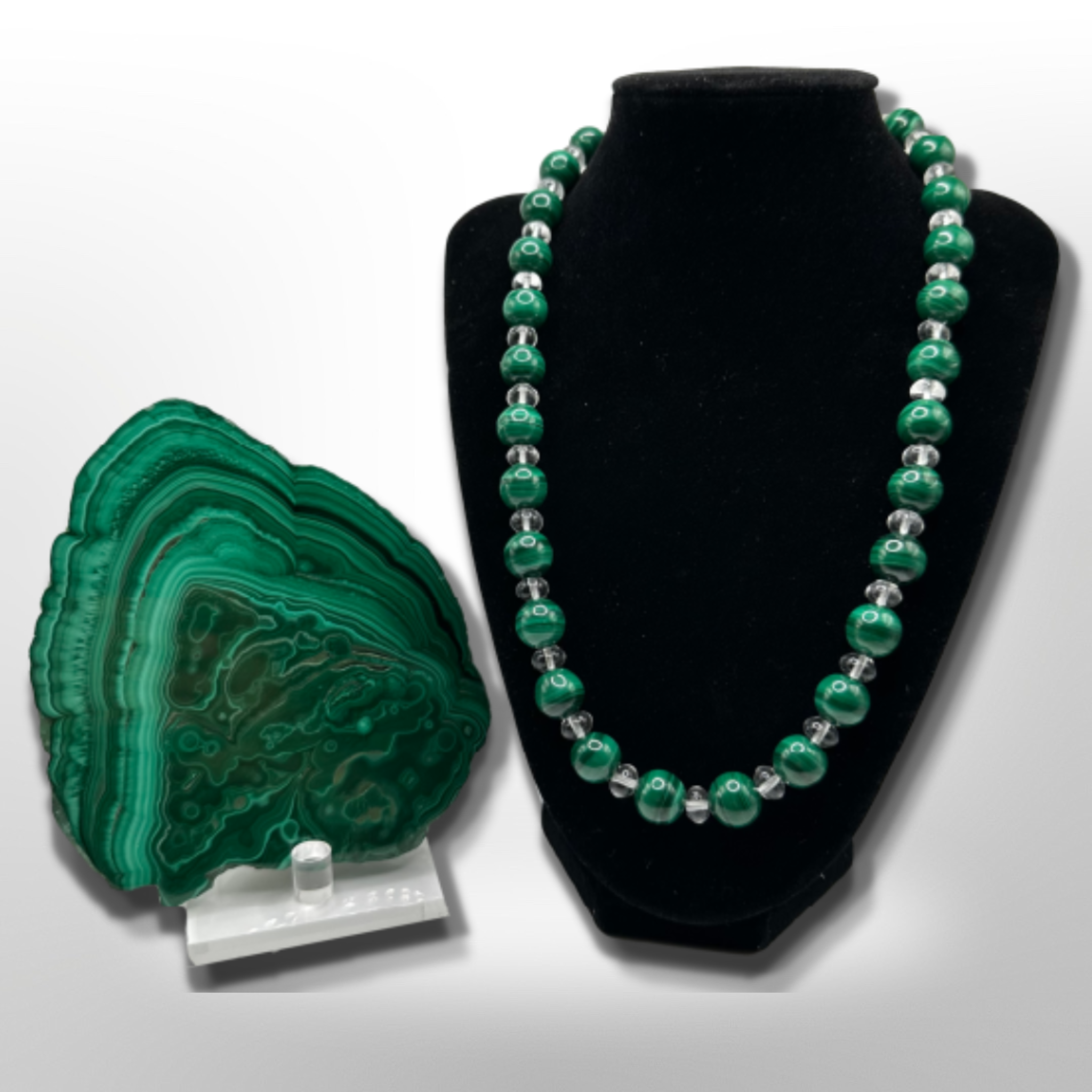 Undergo Transformation: Amplified Malachite Necklace – FloridaStoneMan