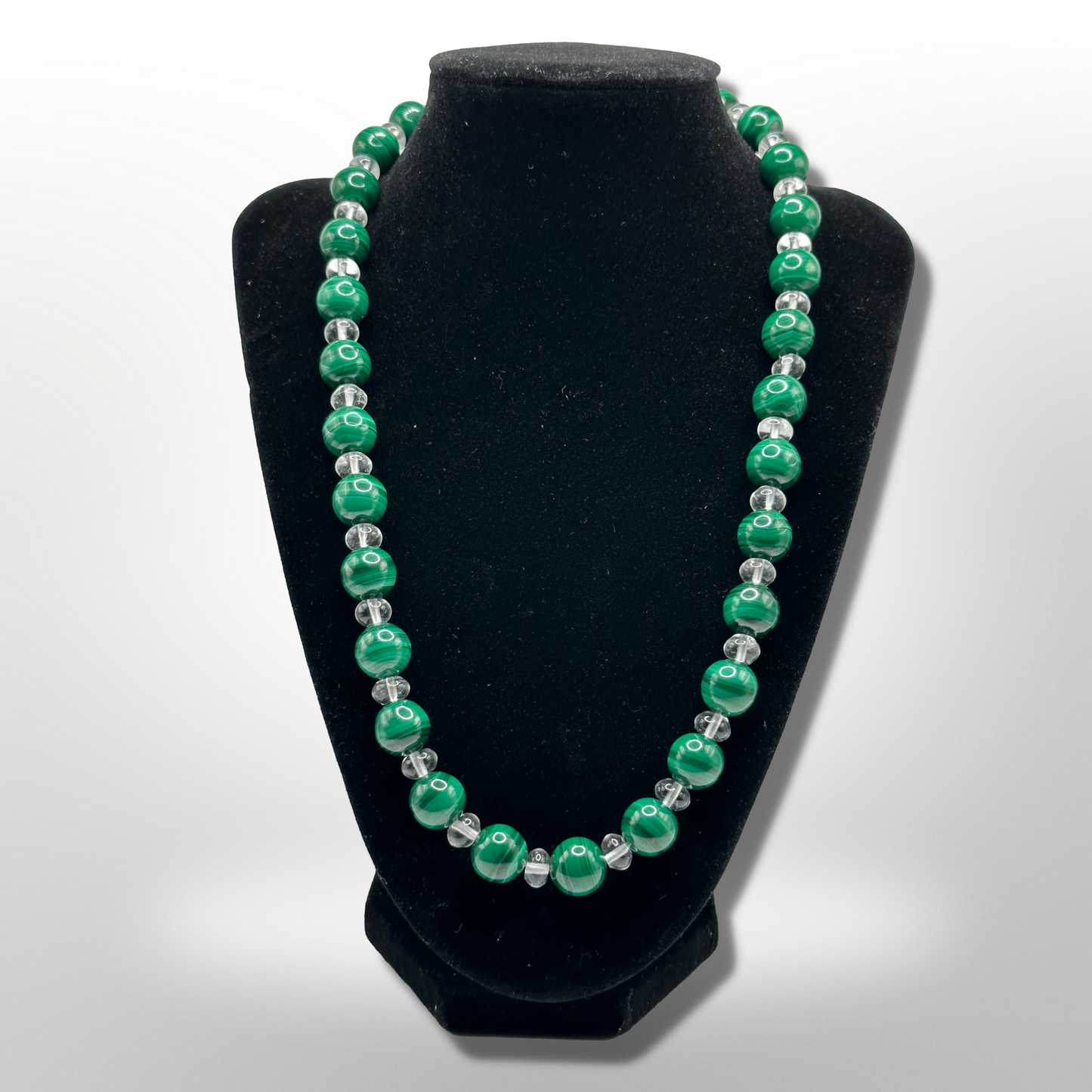 Undergo Transformation: Amplified Malachite Necklace