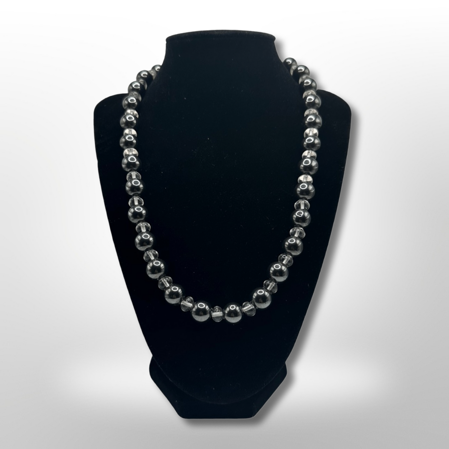 Activate Power: Amplified True Hematite Necklace