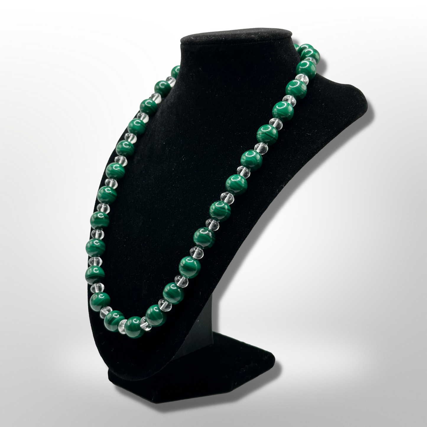 Undergo Transformation: Amplified Malachite Necklace