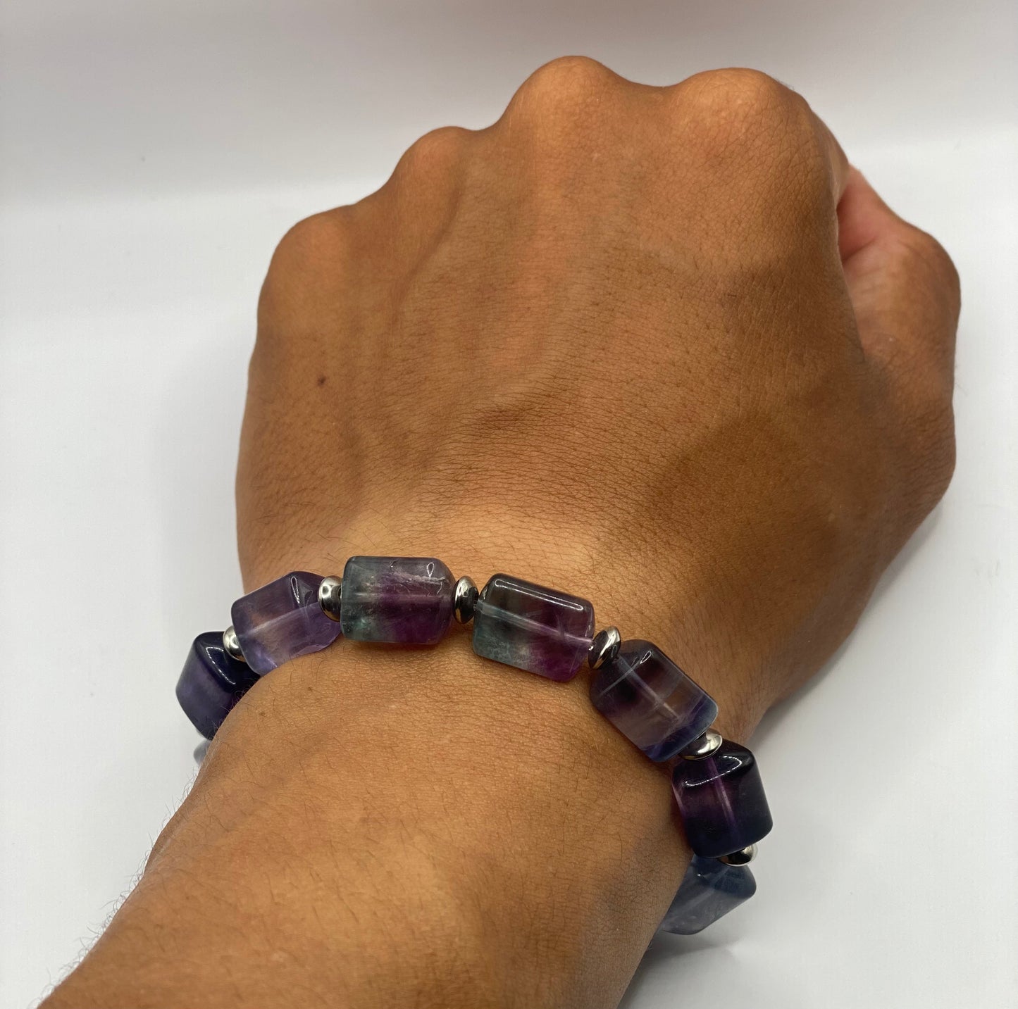 Rainbow Fluorite Bracelet