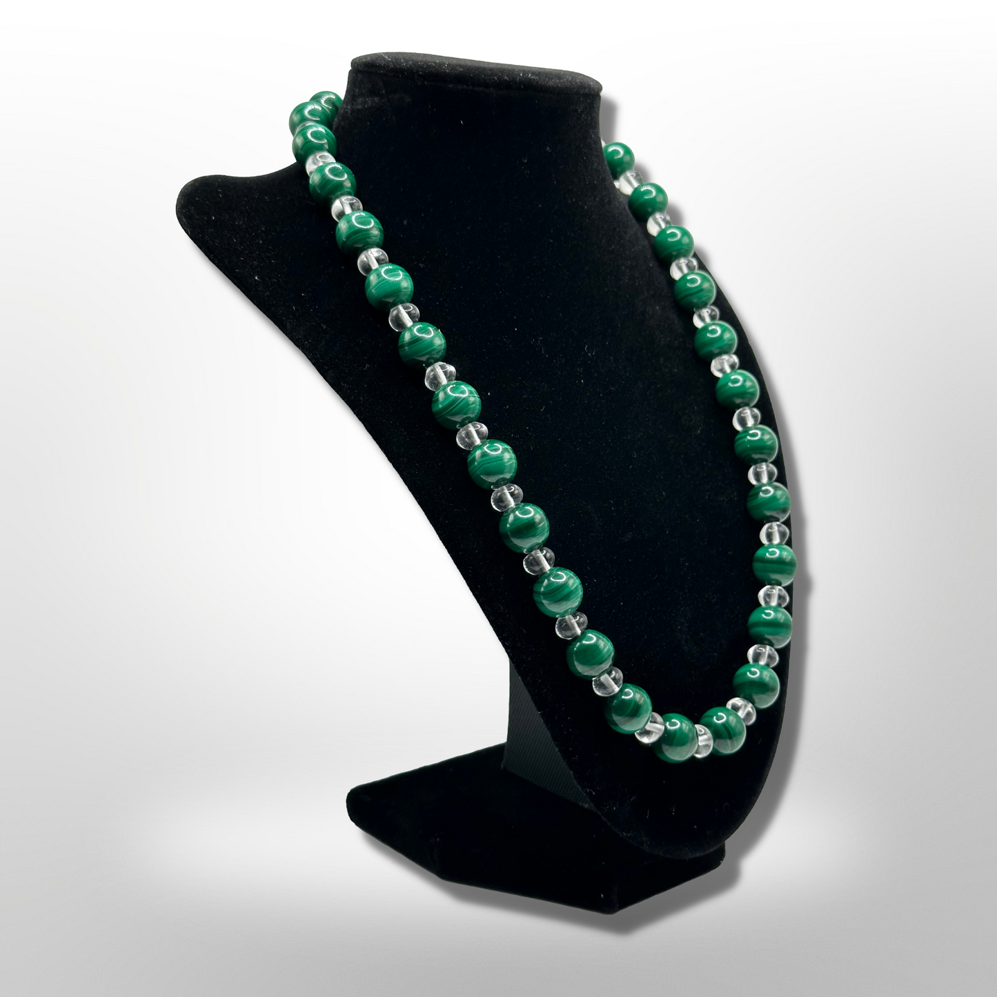 Undergo Transformation: Amplified Malachite Necklace