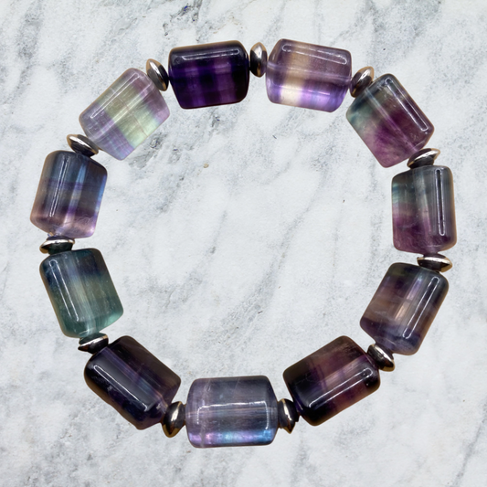 Rainbow Fluorite Bracelet